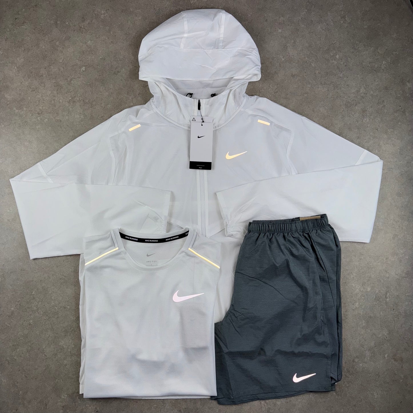 Nike 3 Piece UV Windrunner Set - Ice White