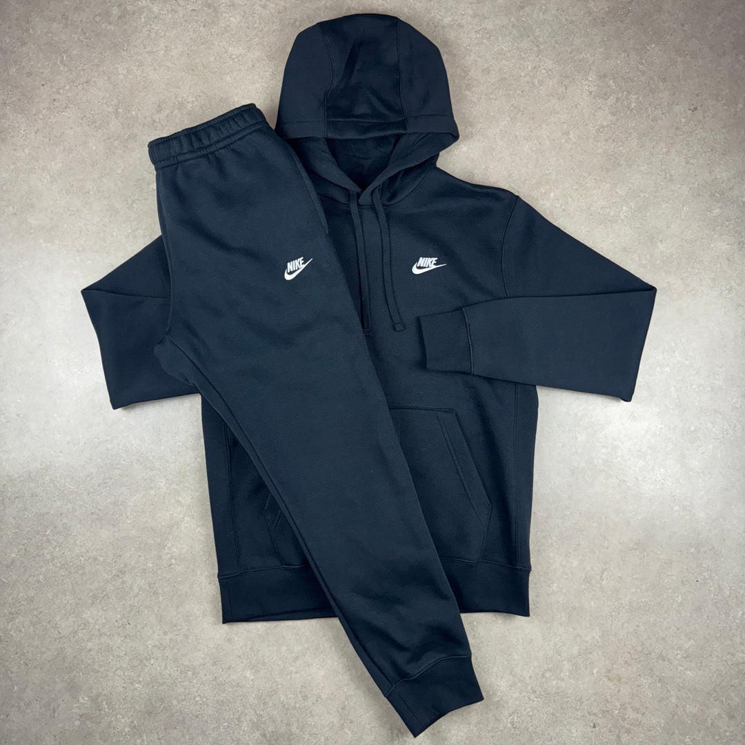 Nike Club Fleece Tracksuit Set - Black