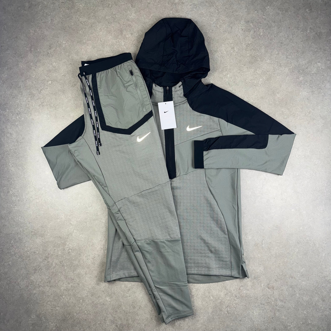 Nike Sphere Half-Zip Jacket x Phenom Pants Set - Dark Stucco