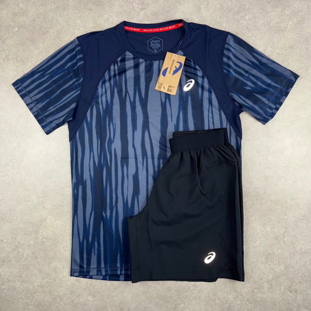 Asics AOP T-Shirt Set - Blue Expanse