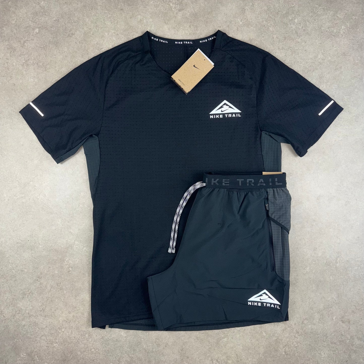 Nike Trail T-Shirt Set - Black