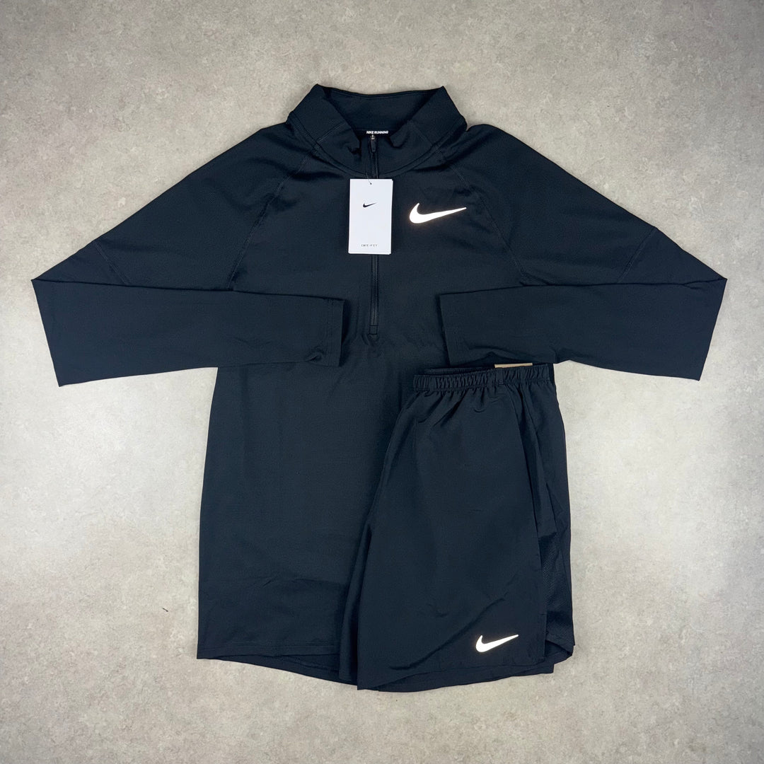 Nike Element Half-Zip x Challenger Shorts - Black