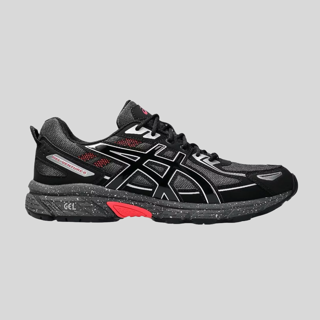 Asics Gel Venture 6 - Black/Grey/Red