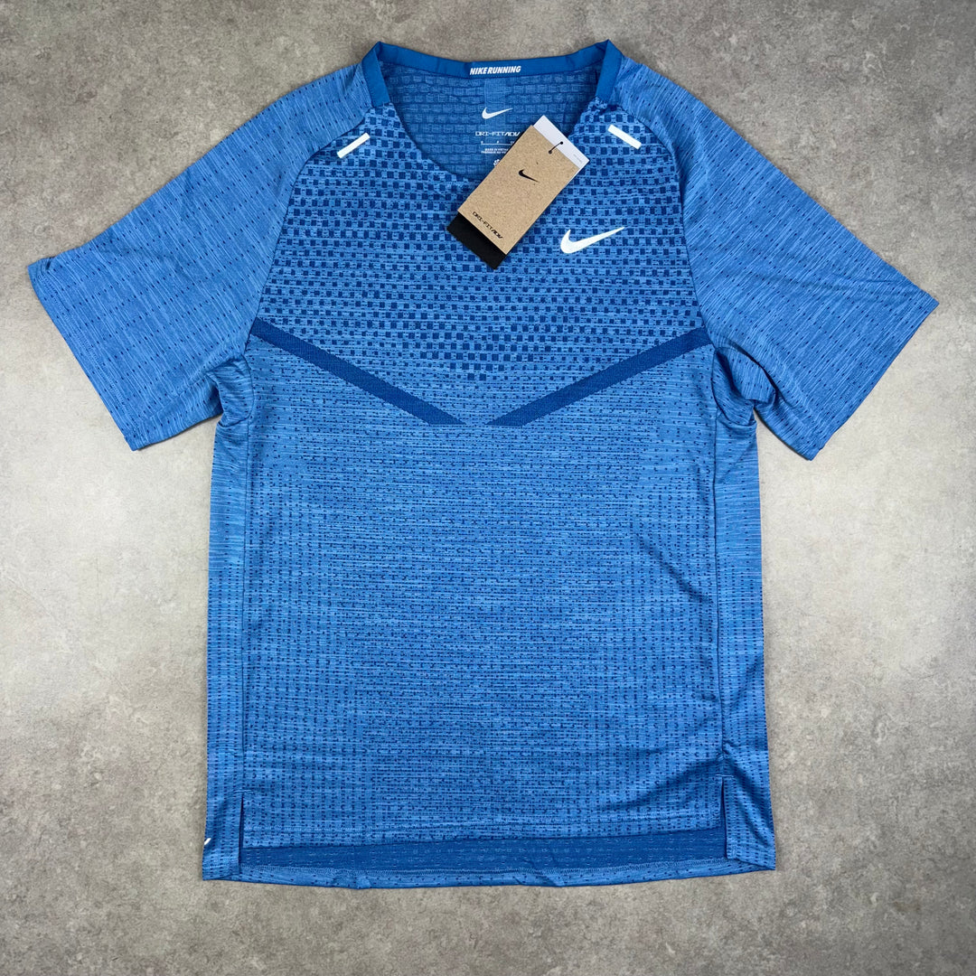 Nike Tech Knit T-Shirt - University Blue