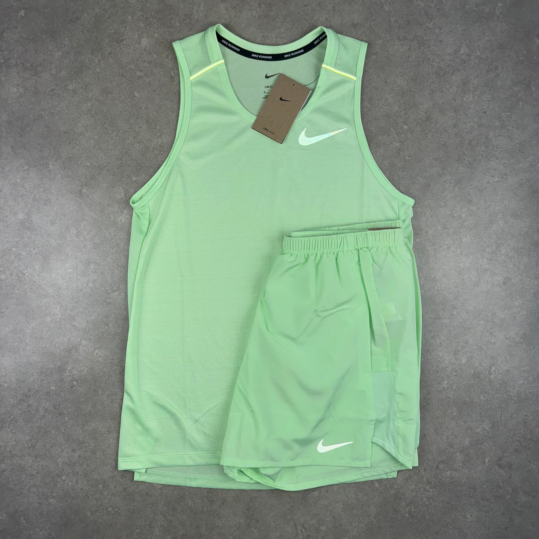 Nike Miler Vest Set - Vapor Green