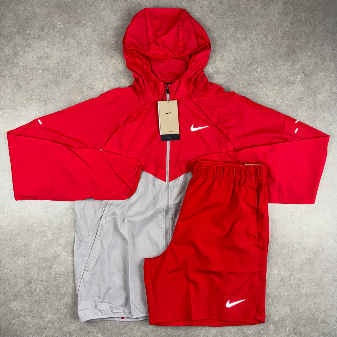 Nike Stride Jacket Set x Challenger Shorts - Red
