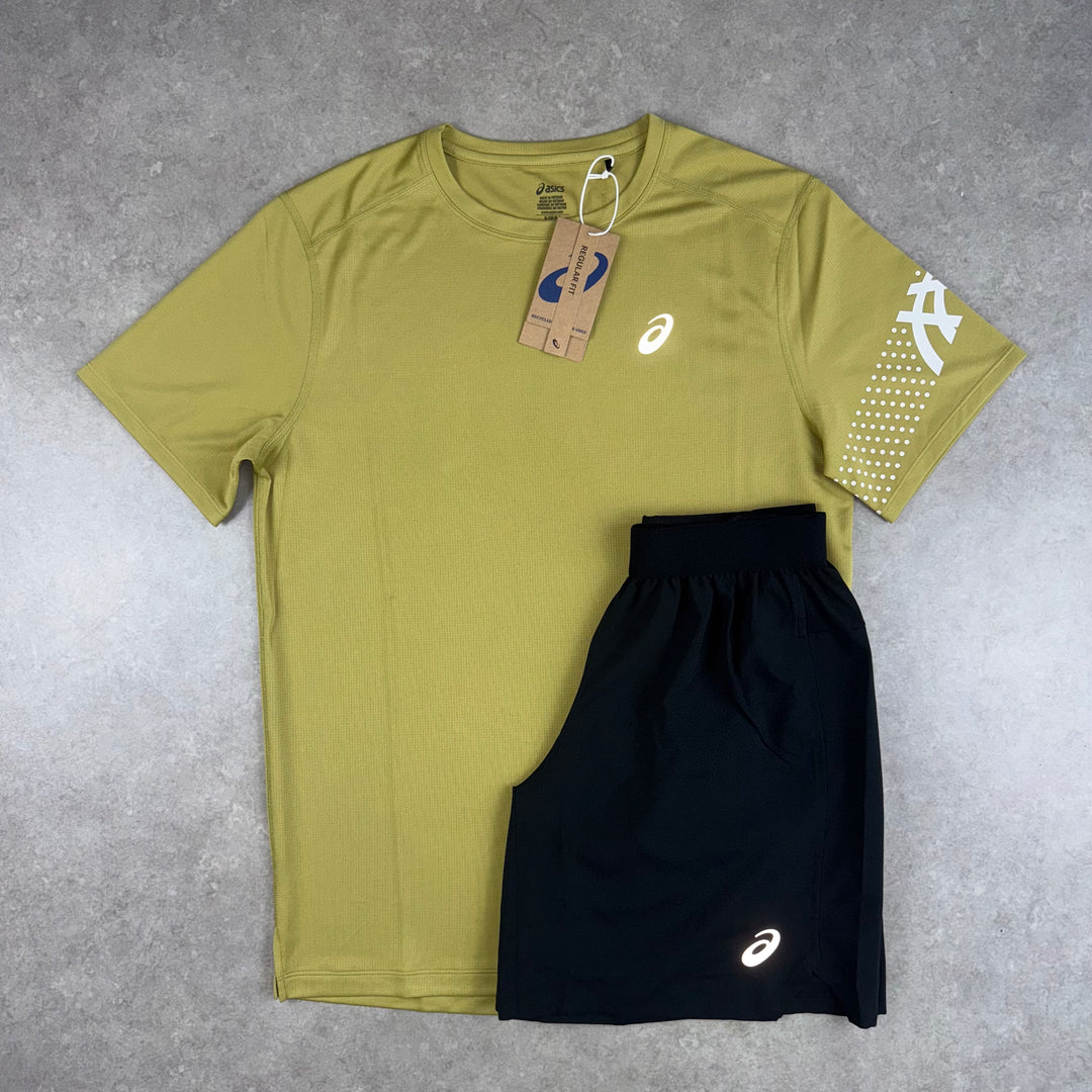 Asics Icon T-Shirt Set - Moss