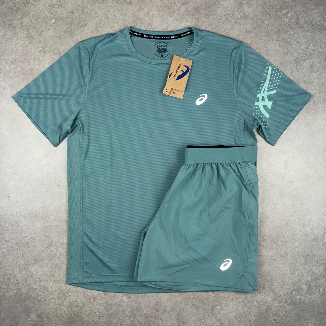 Asics Icon T-Shirt Set - Celadon