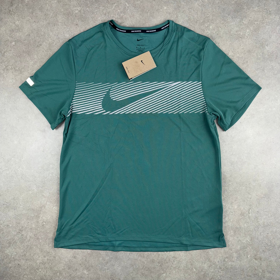 Nike Flash Miler T-Shirt - Bicoastal Green
