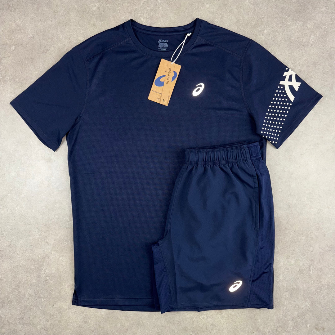 Asics Icon T-Shirt Set - Midnight