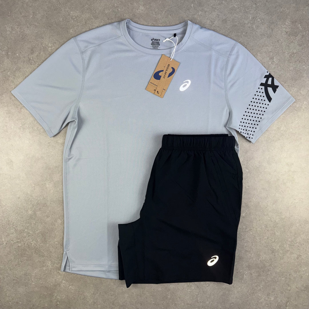 Asics Icon T-Shirt Set - Grey