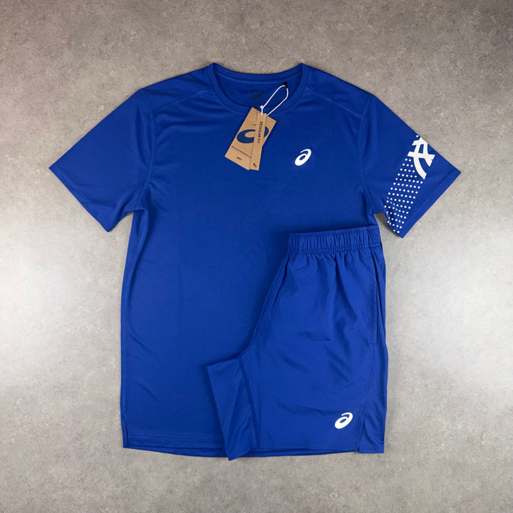 Asics Icon T-Shirt Set - Cobalt