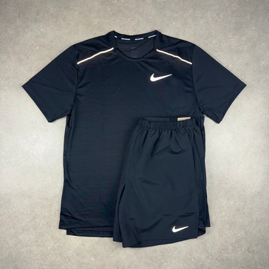 Nike Miler T-Shirt Set - Black