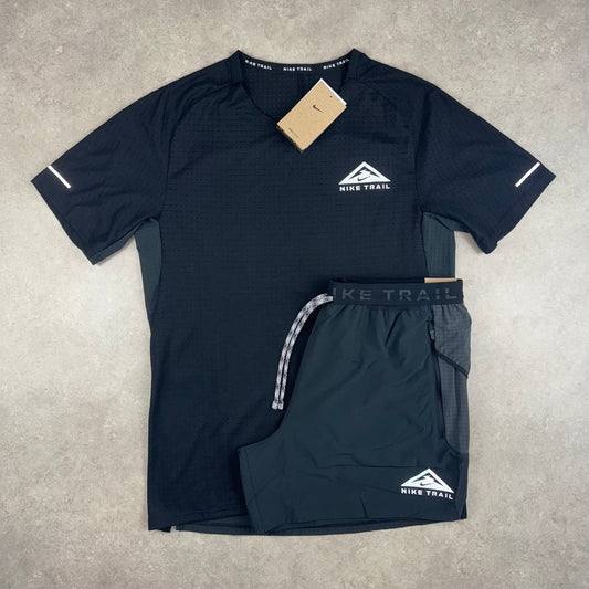 Nike Trail T-Shirt Set - Black