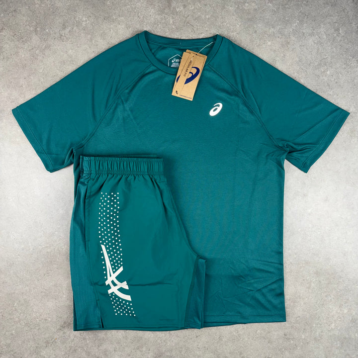Asics Icon T-Shirt Set - Rainy Lake
