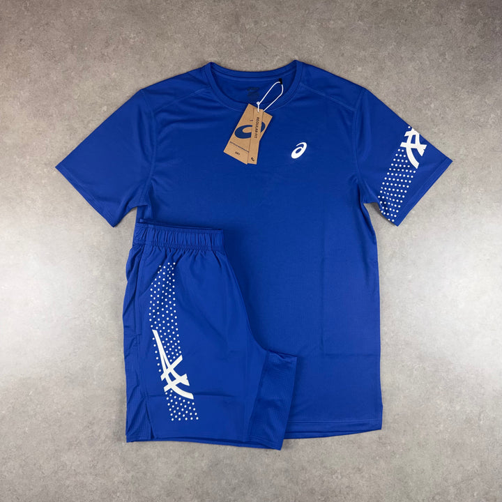 Asics Icon T-Shirt Set - Cobalt