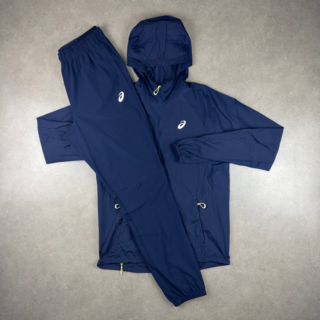 Asics Road Jacket x Woven Pants - Midnight