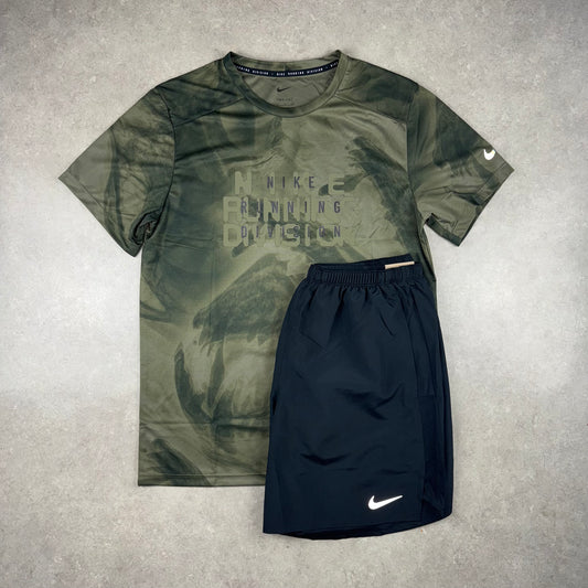 Nike Run Division T-Shirt Set - Khaki