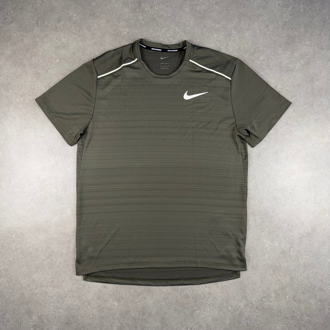 Nike Miler T-Shirt - Olive