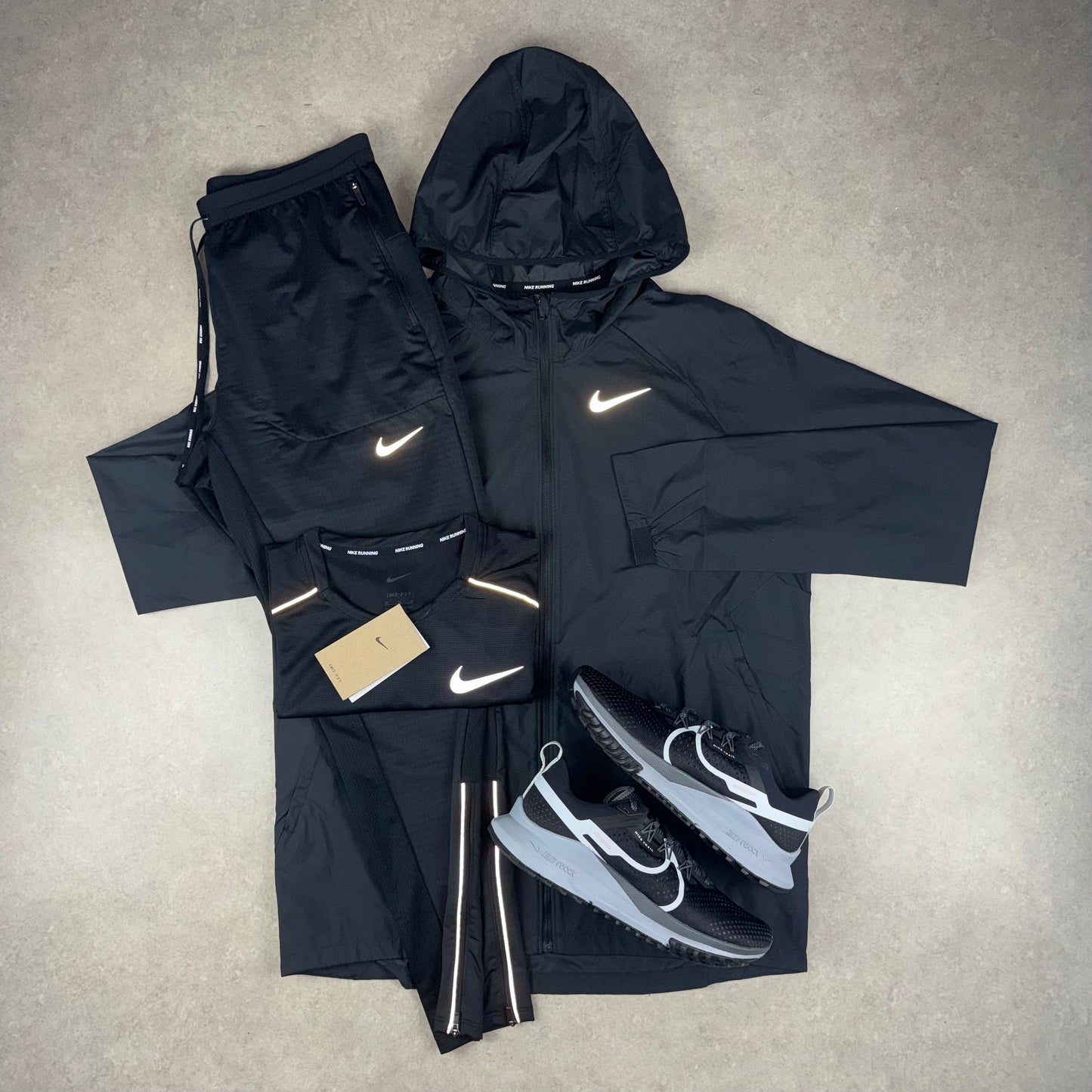 Nike Essential Jacket 3 Piece Set - Black