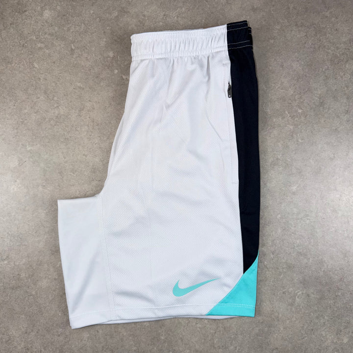 Nike Strike 3 Piece Half-Zip Set - White/Turquoise/Black
