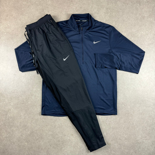 Nike Half Zip x Phenom Pants Set - Navy