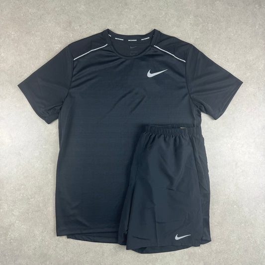 Nike Miler T-Shirt Set - Black