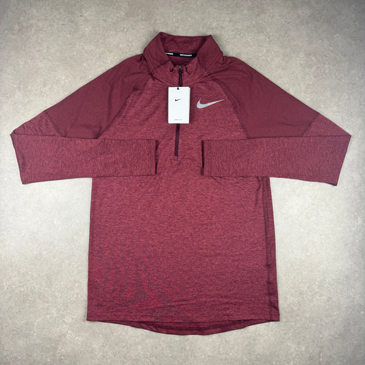 Nike Element Half-Zip - Maroon