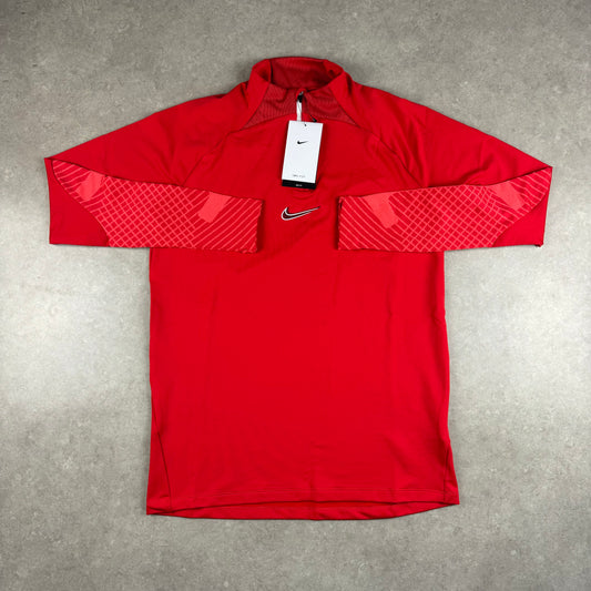 Nike DriFit Strike Half-Zip - Red