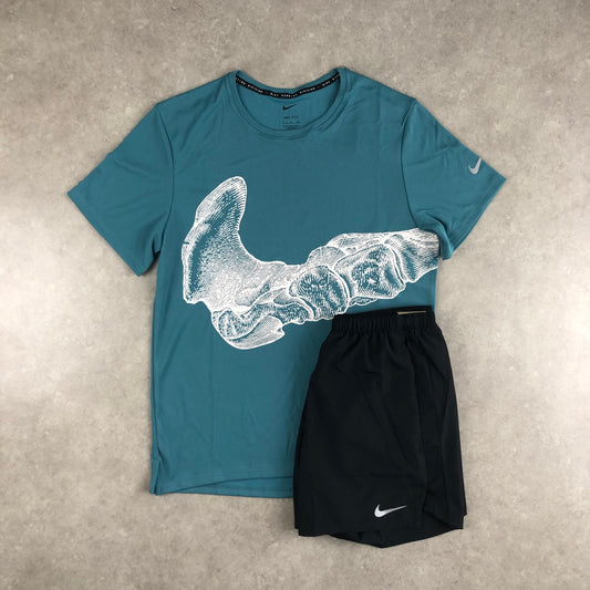 Nike Swoosh T-Shirt Set - Teal