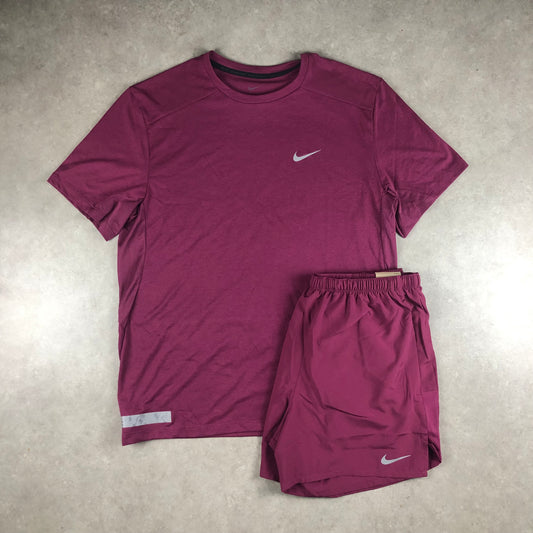 Nike Run Division Rise 365 Set- Rosewood