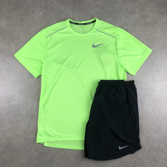 Nike Miler T-Shirt Set - Ghost Green